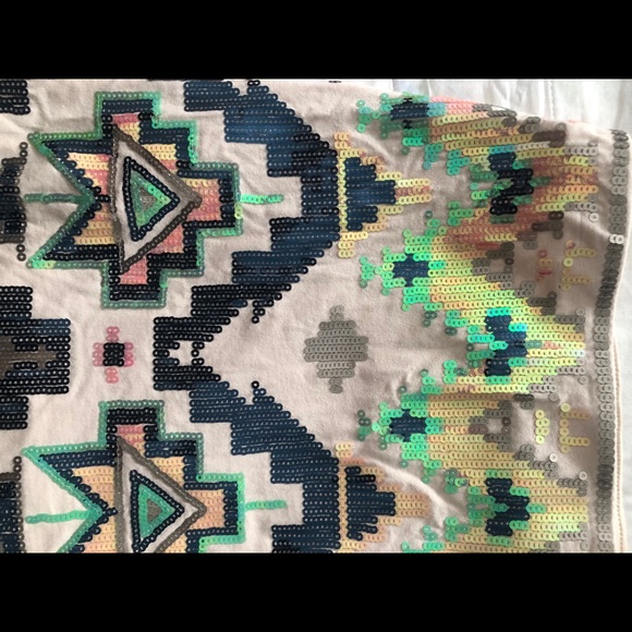 NWT Express sequin elastic skirt NWT - Picture 8 of 10